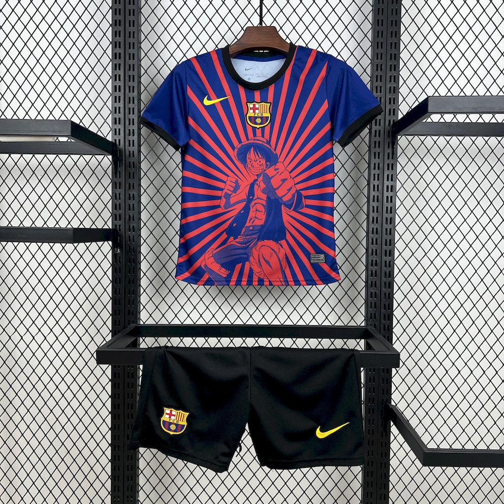 Kids Barcelona 2025/26 ワンピース-モンキー・D・ルフィ Kit