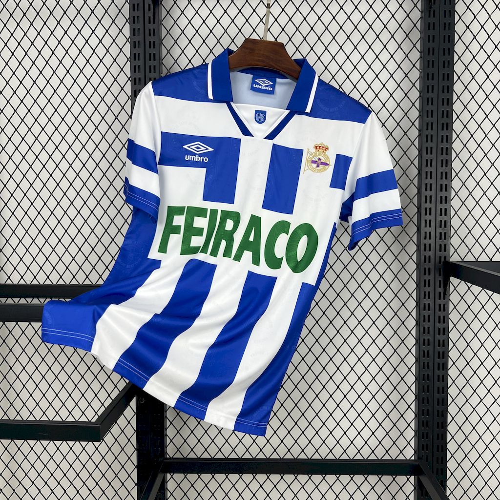 Retro Deportivo de La Coruna 1994/95 Home Jersey