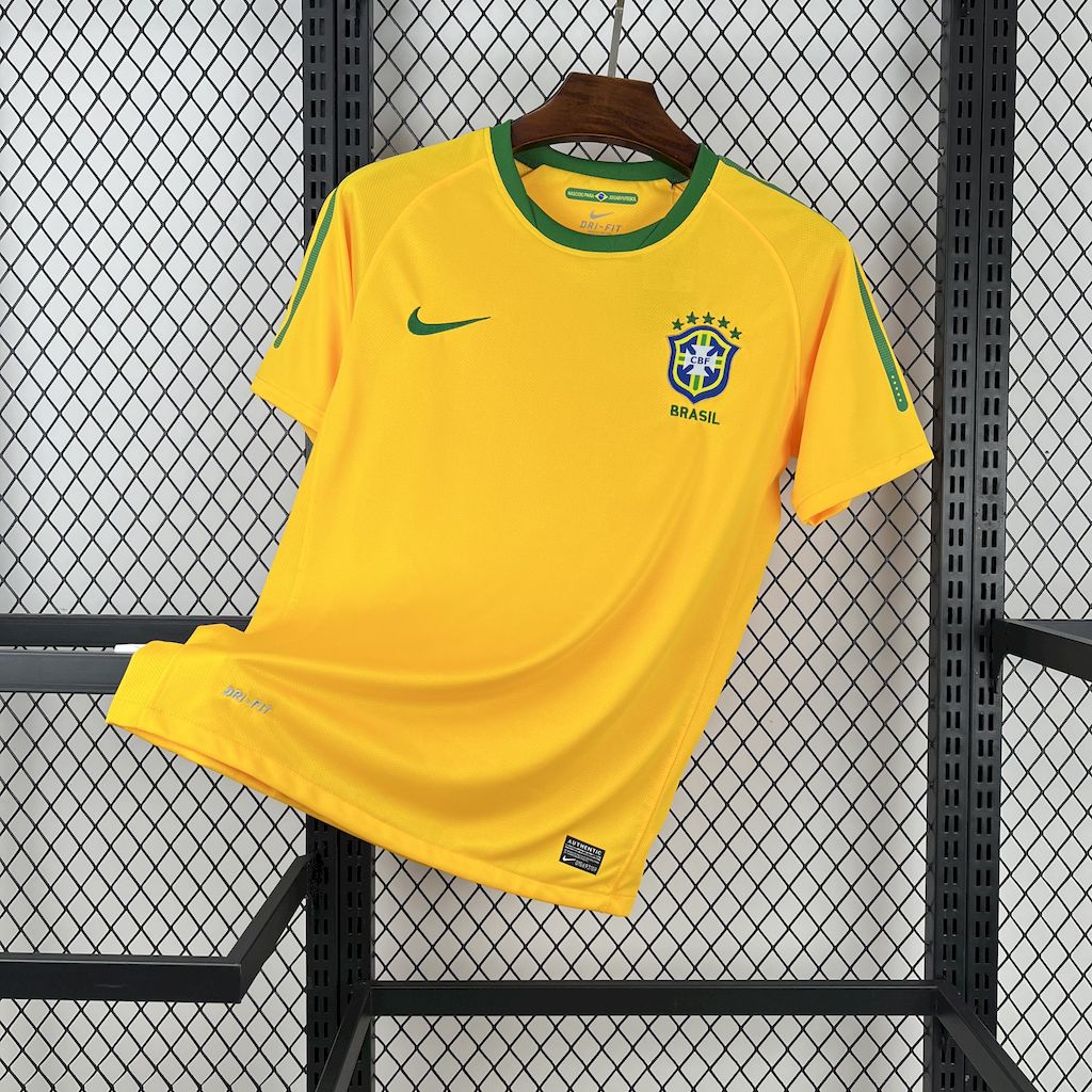 Retro Brazil 2010 Home Jersey