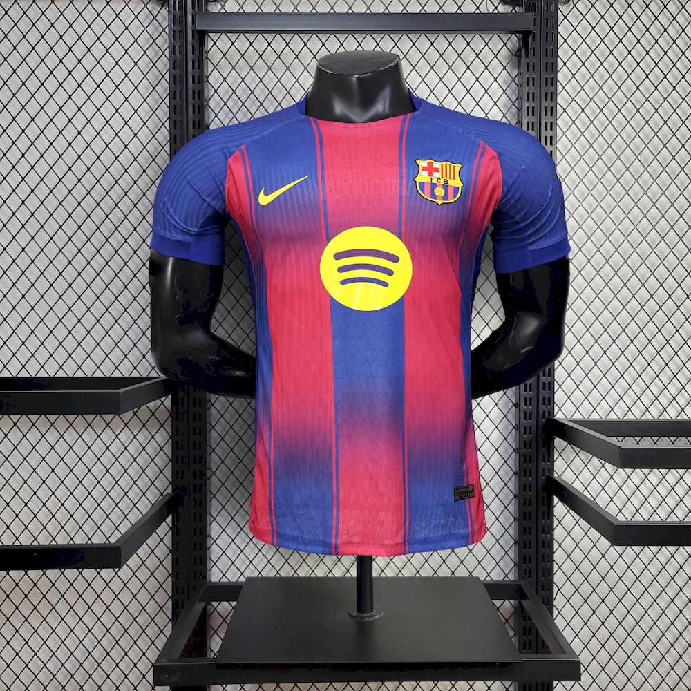 Mens Barcelona 2025/26 Home Jersey Player Version