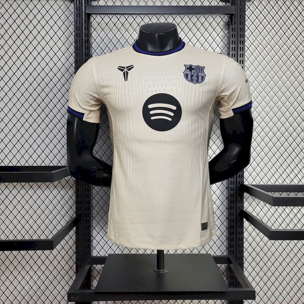 Mens Barcelona 2025/26 Away Mamba Series Kobe Bryant Joint Edition Jersey Player Version