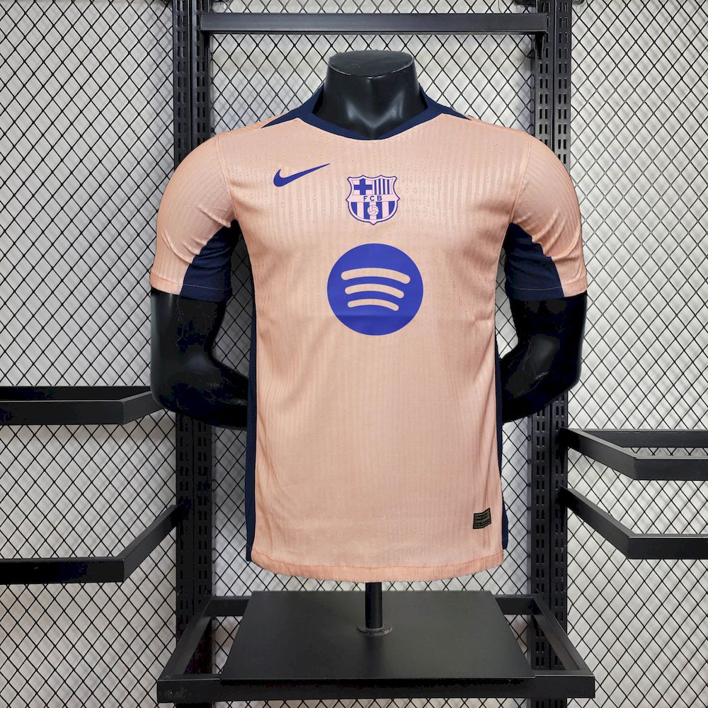 Mens Barcelona 2025/26 Pre-Match Jersey Player Version