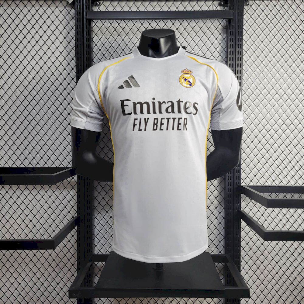 Mens Real Madrid 2025/26 Home Jersey Player Version