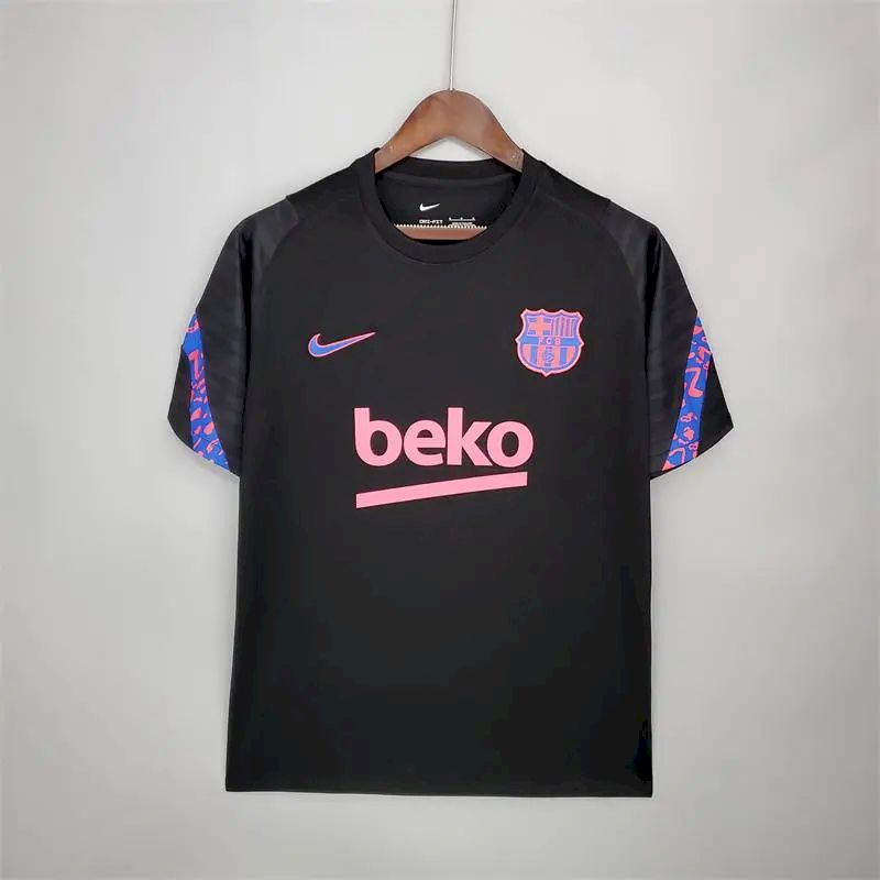 Mens Barcelona 2021/22 Pre-Match Jersey Black