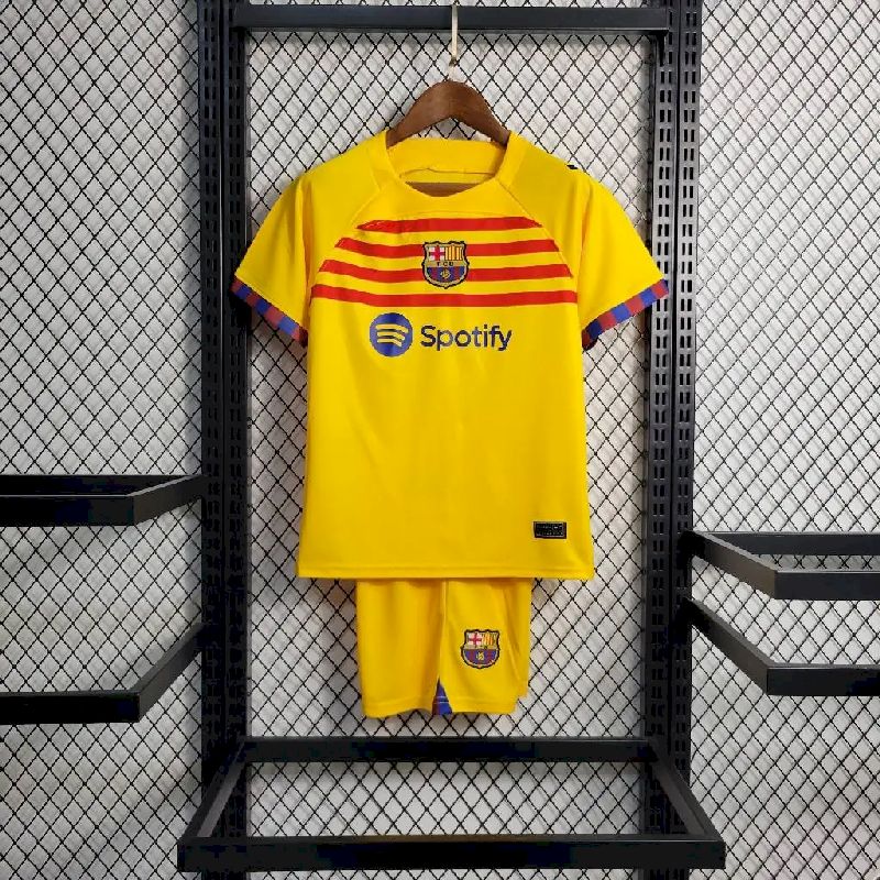 Kids Barcelona 2022/23 4th Away Kit