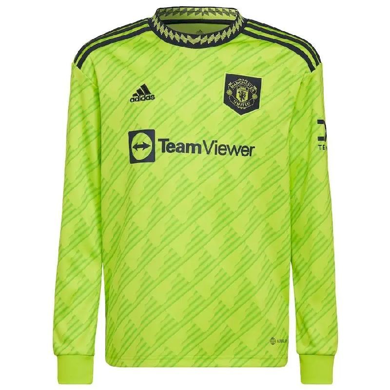 Mens Manchester United 2022/23 Third Long Sleeve Jersey