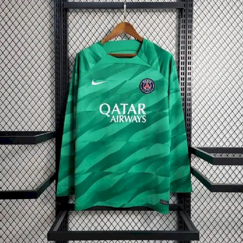 Mens Paris Saint-Germain 2023/24 Goalkeeper Long Sleeve Jersey