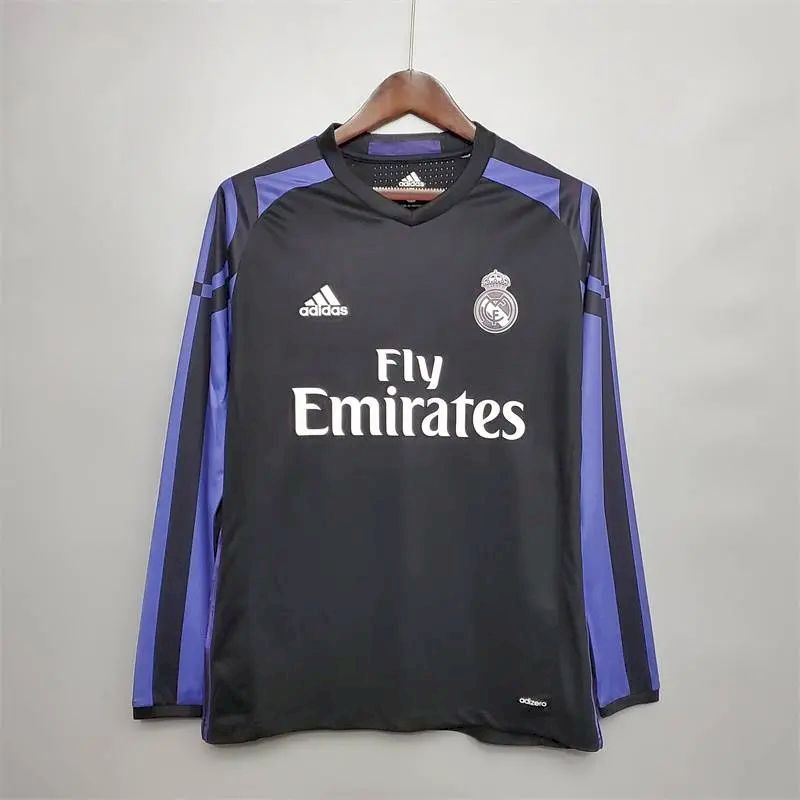 Retro Real Madrid 2015/16 Third Long Sleeve Jersey