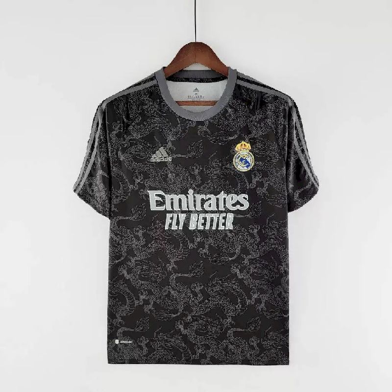 Mens Real Madrid 2022/23 Black Dragon Jersey