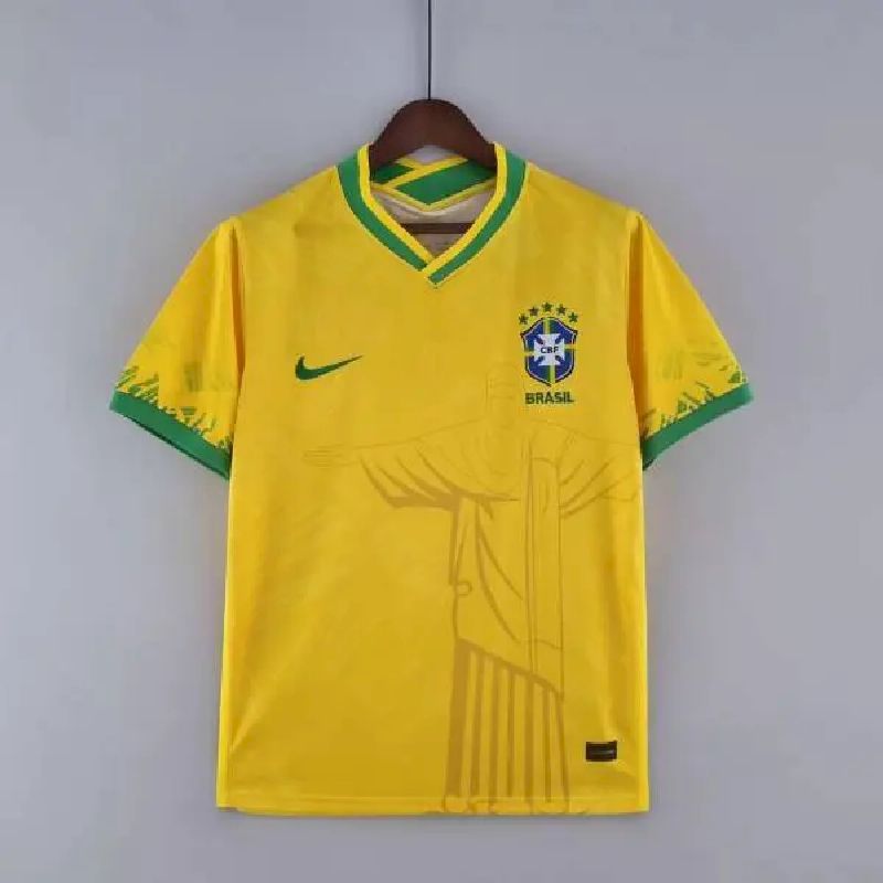 Mens Brazil 2022 Jersey - Yellow