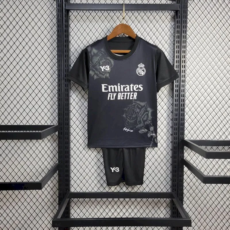 Kids Real Madrid 2024/25 Y-3 Rose Kit