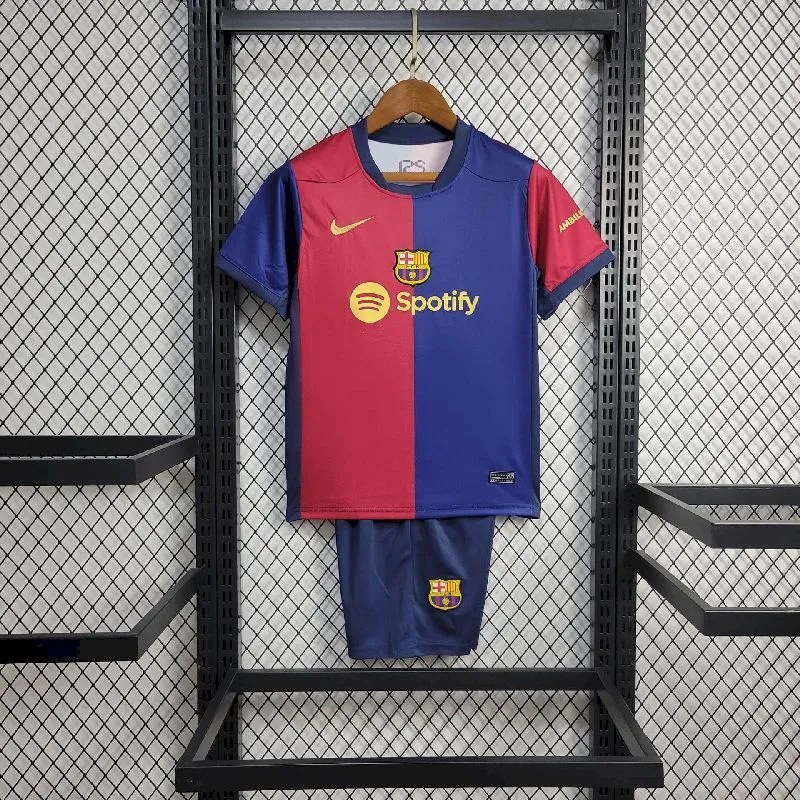 Kids Barcelona 2024/25 Home Kit